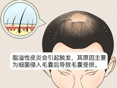 脂溢性皮炎会脱发吗